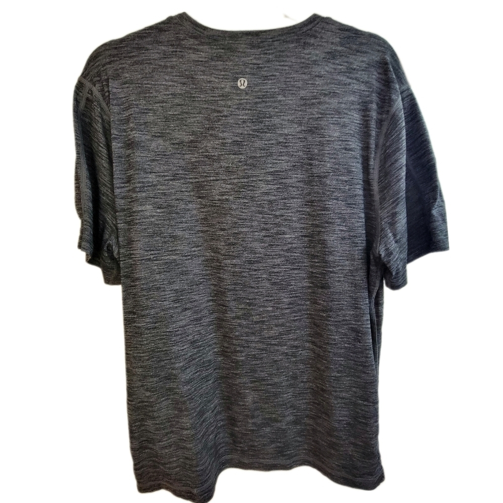 Lululemon // Pulse Slub Short Sleeve / Large / Heathered Black - Picture 4 of 5